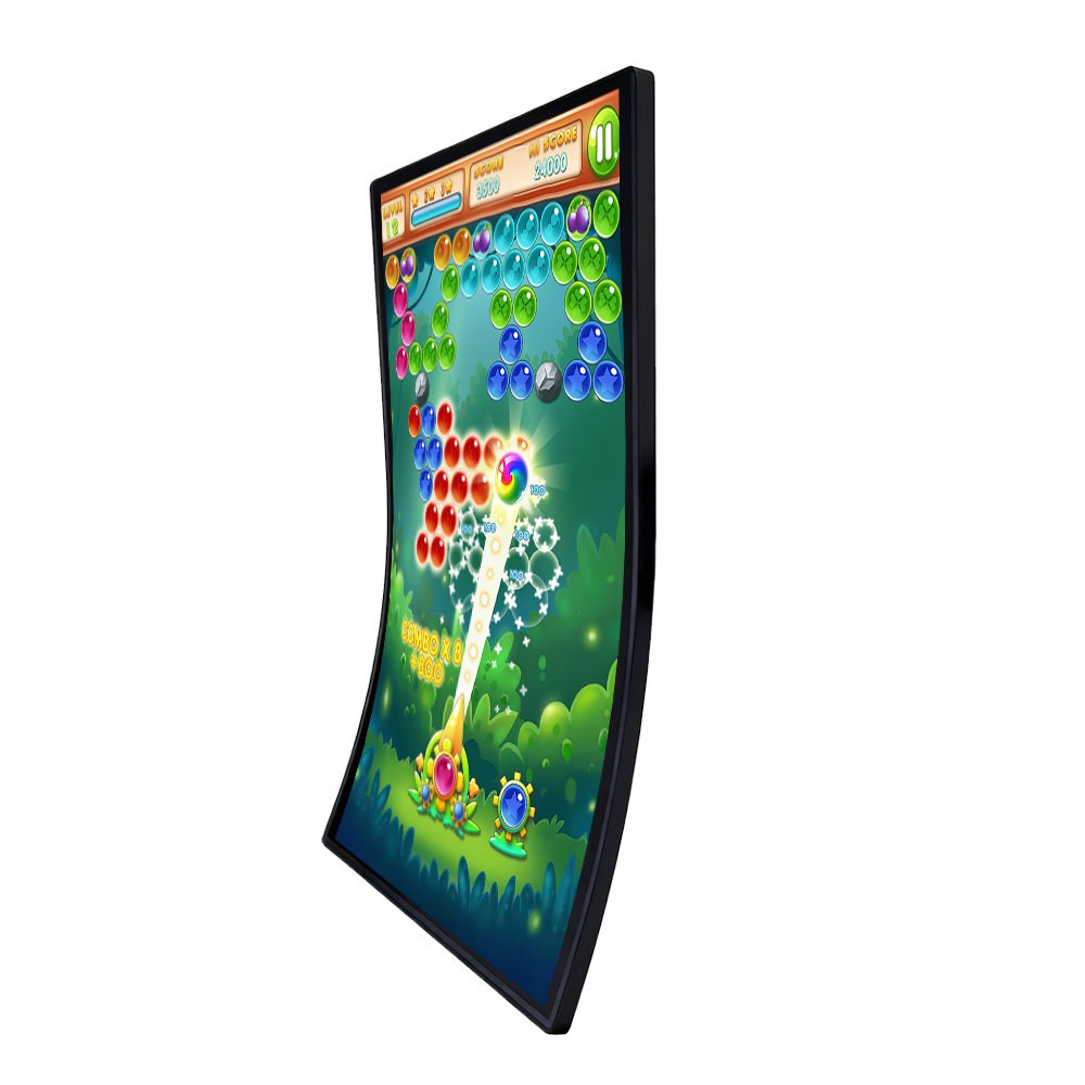 Introducing the 43-Inch 4K J-Curved LCD Module for Next-Generation Gaming Machines