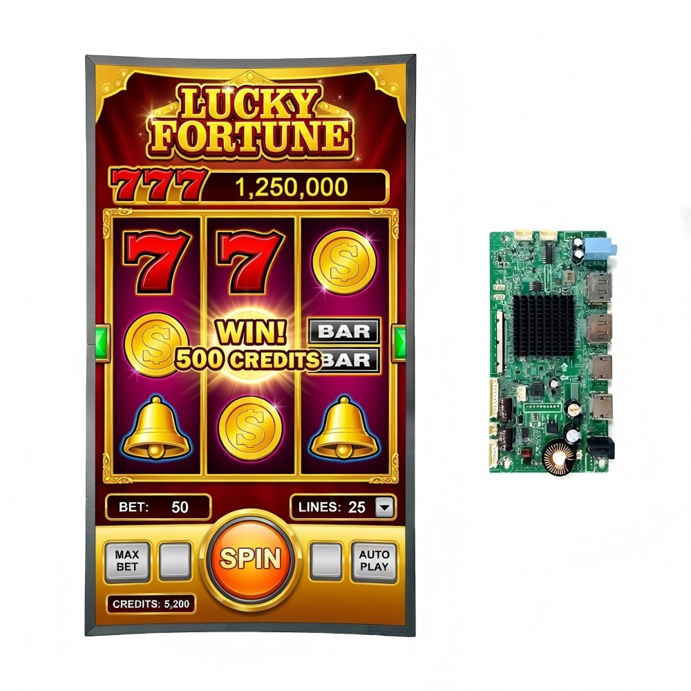 32 Inch R1000 2560x1440 Curved LCD Module for Compact Gaming Systems