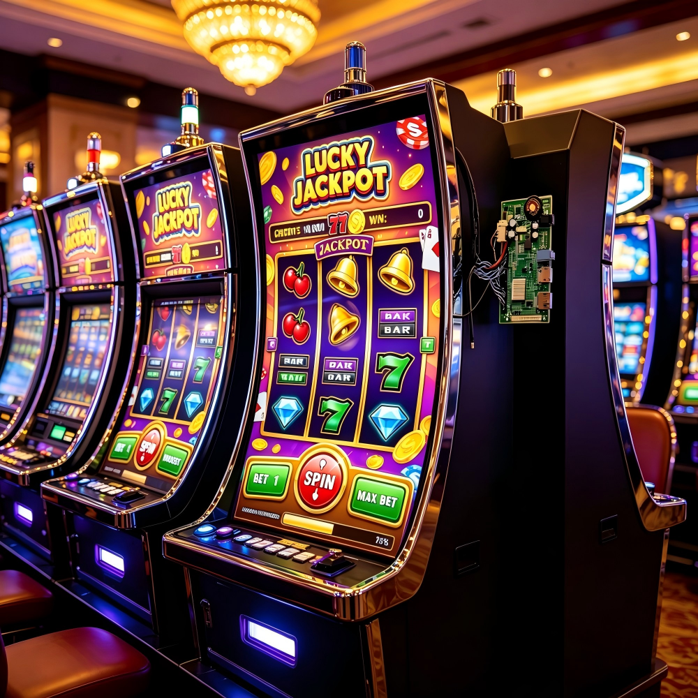 Why Curved LCD Monitors are Transforming Commercial Gaming Machines