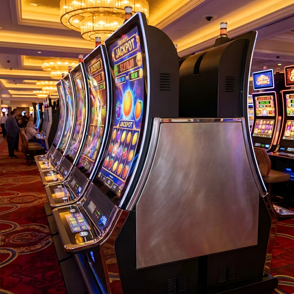 What Custom Hardware and Interface Options Are Available for Open-Frame Curved Gaming Displays?